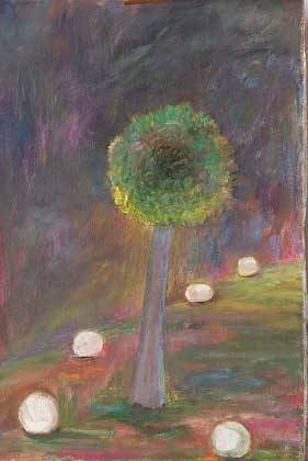Вечер в Паланге. Фонари в парке. 2005
