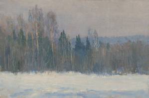 Апрель. К.Ф. Морозов. Зима.